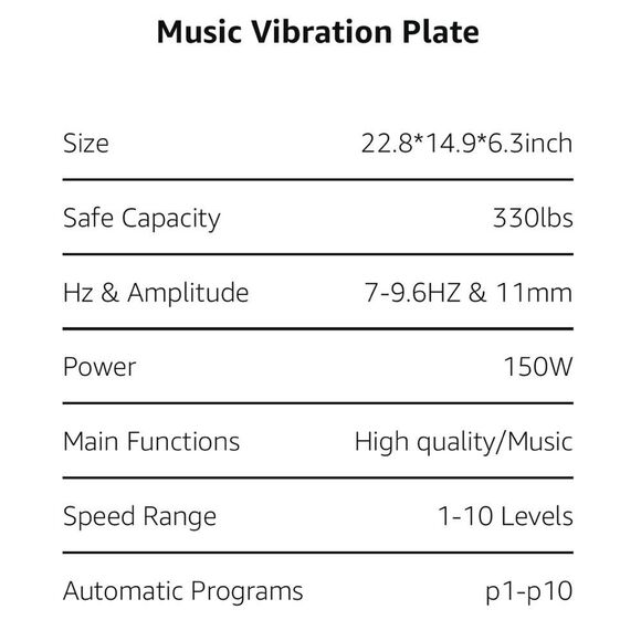 MERACH 2398 Slim Vibration Plate Exercise Machine/Lymphatic Drainage, Black. NIB - Picture 9 of 16